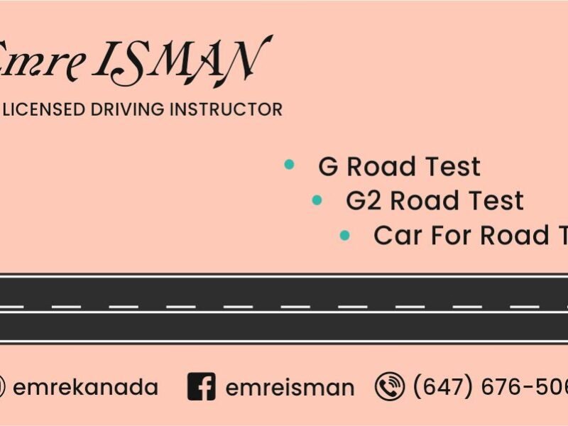 MTO LICENSED DRIVING INSTRUCTOR.